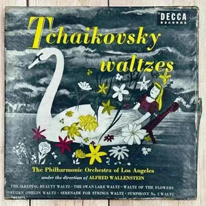VTG Tchaikovsky Waltzes Los Angeles Philharmonic 3 Used Vinyl Records Sleeves